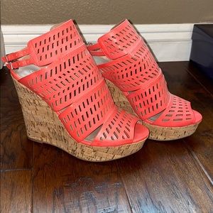 CHARLES by Charles David cork wedge